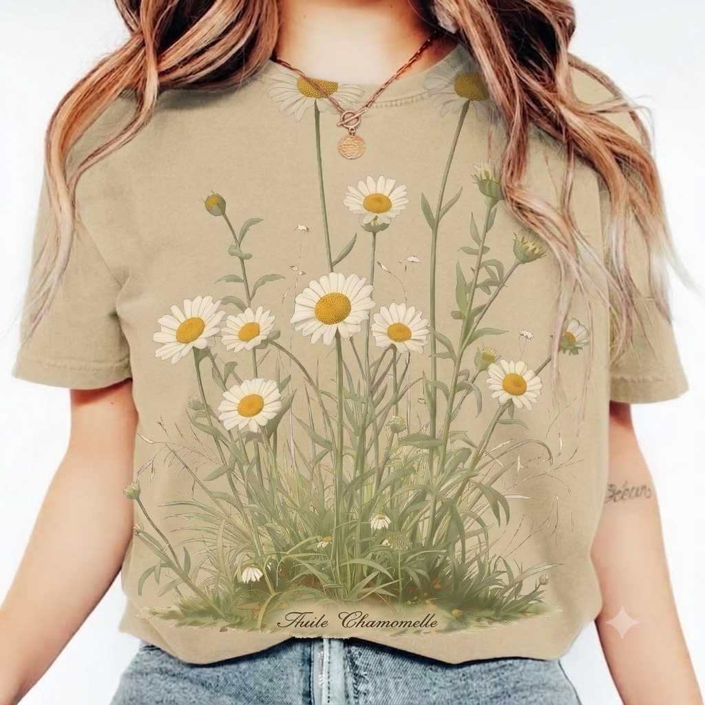 Daisy Meadow T‑Shirt — Vintage Wildflower Graphic Tee