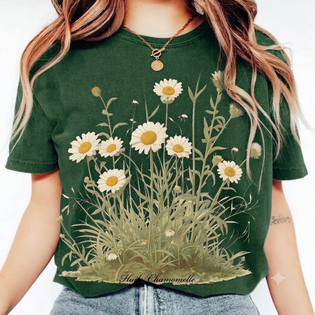 Daisy Meadow T‑Shirt — Vintage Wildflower Graphic Tee